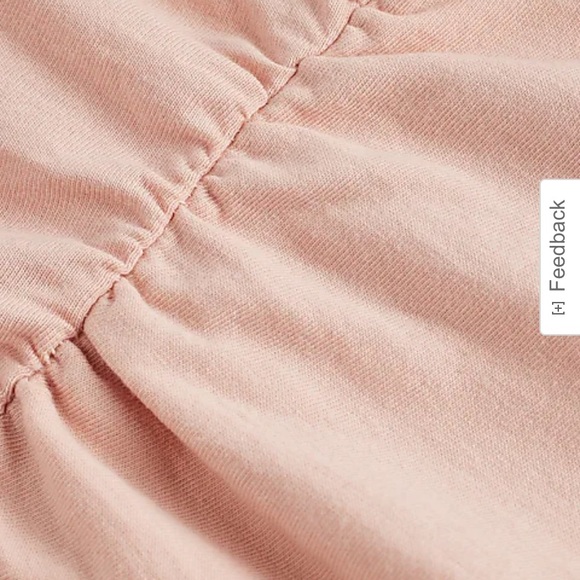 Express Square Neck Eyelet Sleeve Tie Back Tee✨ - Picture 6 of 15